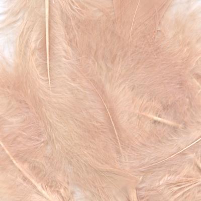 Eleganza Craft Marabout Feathers Mixed sizes 3inch-8inch 8g bag Rose Gold No.87 - Accessories